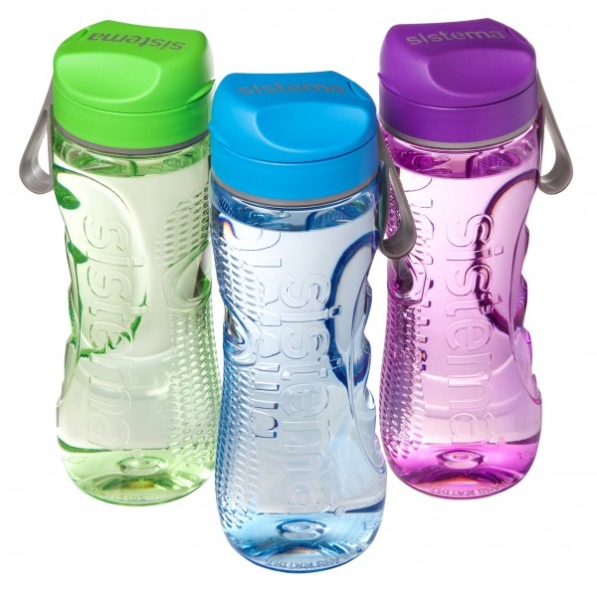 SISTEMA Hydrate Active Bottle 0,8 l niebieska - butelka na wodę i napoje tritanowa