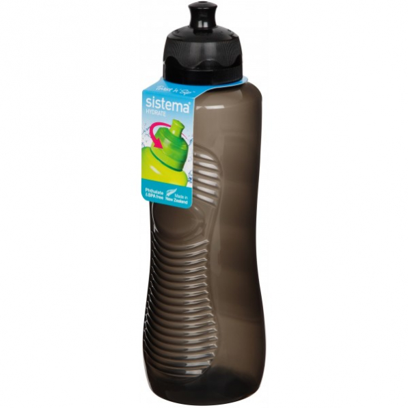 SISTEMA Hydrate Gripper Bottle 0,8 l czarny - bidon plastikowy