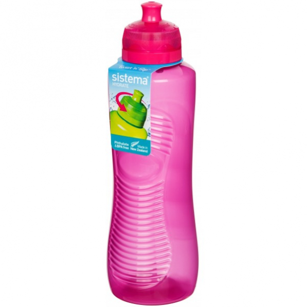 SISTEMA Hydrate Gripper Bottle 0,8 l różowy - bidon plastikowy