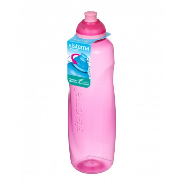 SISTEMA Hydrate Helix Bottle 0,6 l różowy - bidon plastikowy