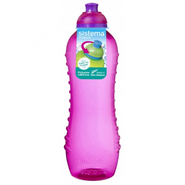 SISTEMA Hydrate Squeeze Bottle 0,62 l różowy - bidon plastikowy