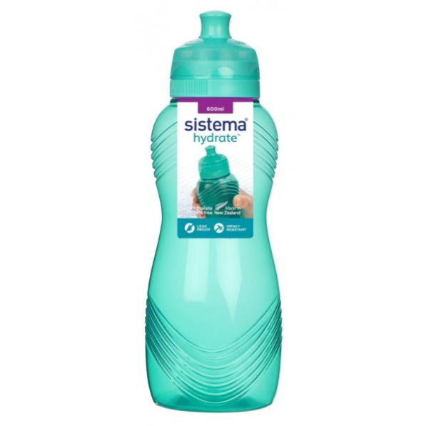 SISTEMA Hydrate Wave Bottle Standard 0,6 l miętowy - bidon