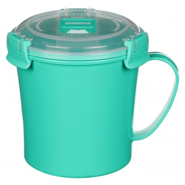 SISTEMA Microwave Medium Soup Mug Colour 0,65 l - lunch box / pojemnik na zupę do mikrofali