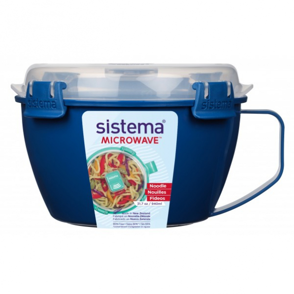 SISTEMA Microwave Noodle 0,94 l niebieski - lunch box / pojemnik do mikrofali