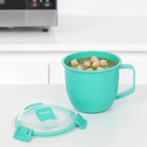 SISTEMA Microwave Small Soup Mug 0,56 l - lunch box / pojemnik na zupę do mikrofali