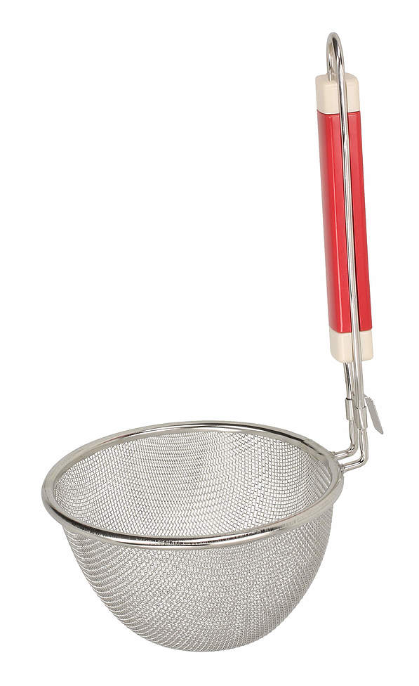 Sitko kuchenne metalowe STOŻEK 14 cm GŁĘBOKI