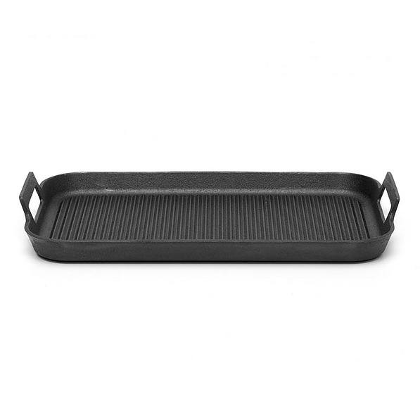 SKEPPSHULT Noir Grill 40,5 x 24,5 cm czarna - płyta grillowa żeliwna