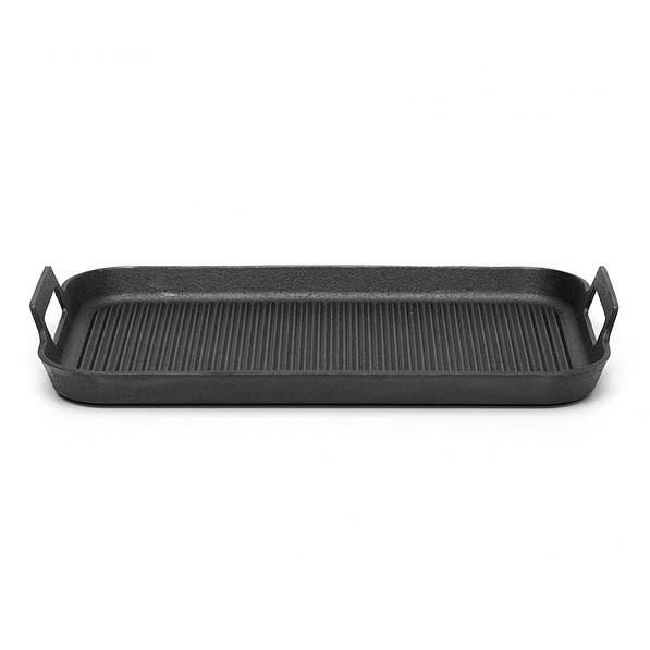 SKEPPSHULT Noir Grill 40,5 x 24,5 cm czarna - płyta grillowa żeliwna