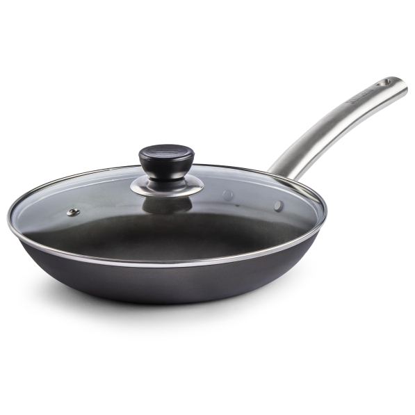 SKOTTSBERG Carbon Steel 24 cm - patelnia nieprzywierająca ze stali węglowej z pokrywką