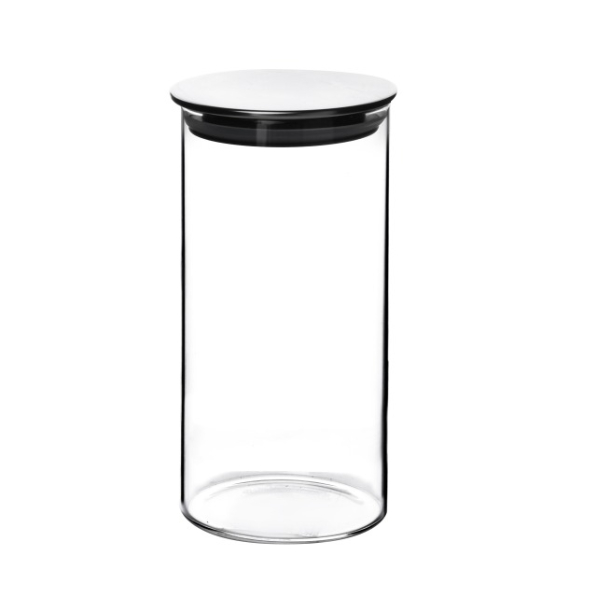 Słoik / Pojemnik na produkty sypkie szklany z pokrywką MODERN KITCHEN 0,7 l