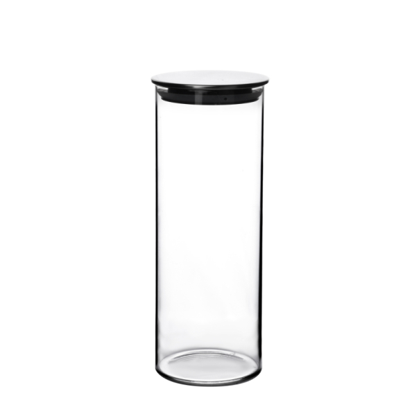 Słoik / Pojemnik na produkty sypkie szklany z pokrywką MODERN KITCHEN 1 l