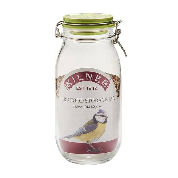 KILNER Bird 2 l - słoik na karmę dla zwierząt szklany