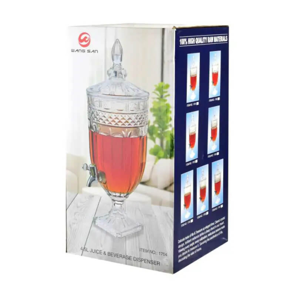 Słoik na napoje z kranikiem szklany MODERN KITCHEN 2 l