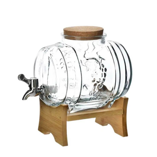 Słoik na napoje z kranikiem szklany MODERN KITCHEN 3 l