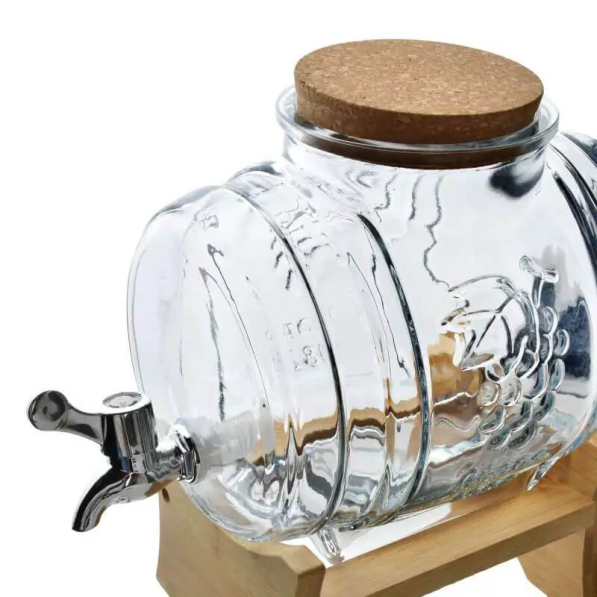 Słoik na napoje z kranikiem szklany MODERN KITCHEN 3 l
