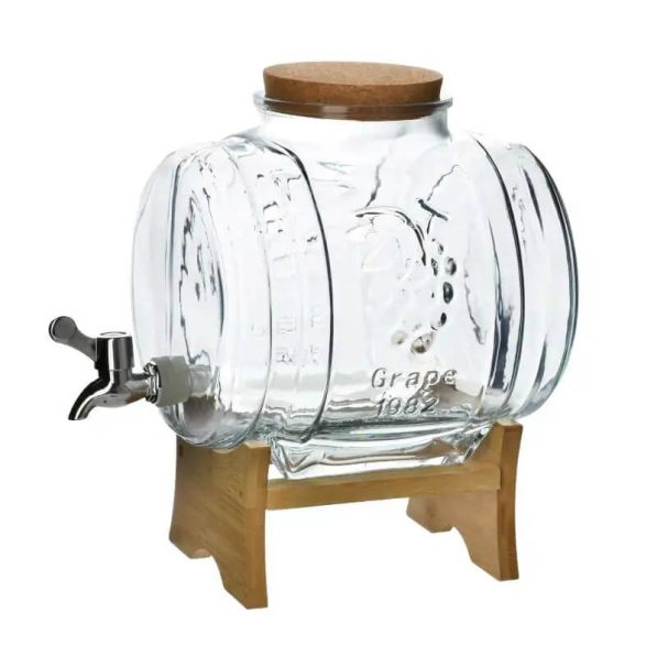 Słoik na napoje z kranikiem szklany MODERN KITCHEN 5 l