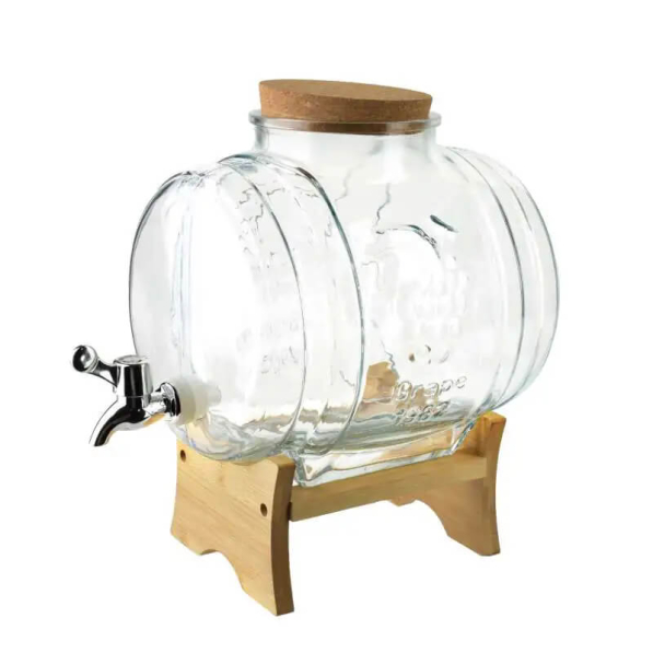Słoik na napoje z kranikiem szklany MODERN KITCHEN 5 l