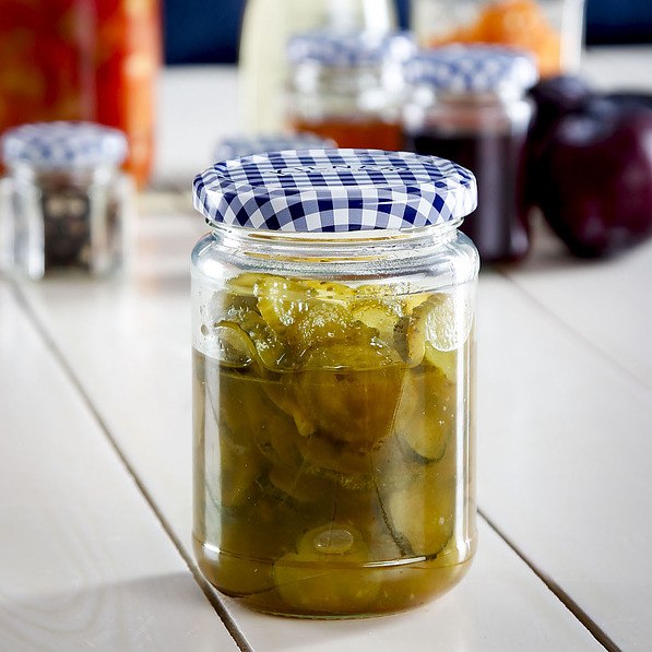 KILNER Grid 0,4 l - słoik na przetwory szklany typu twist