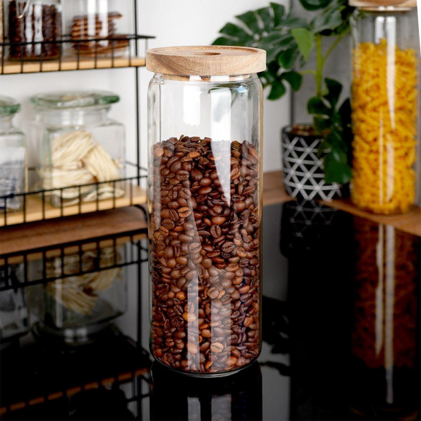 Pojemnik na żywność szklany z pokrywką EXCELLENT HOUSEWARE 1,3 l