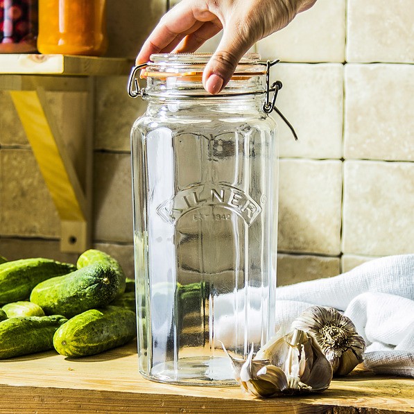 KILNER Top Jar 1,8 l - słoik na przetwory szklany typu wek