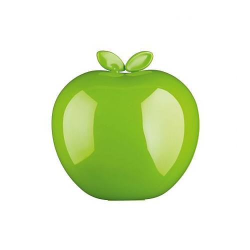KOZIOL Apple zielony - śniadaniówka / pojemnik na kanapki plastikowy