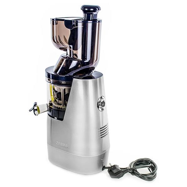 Sokowirówka / Wyciskarka do soków wolnoobrotowa z tritanu BYZOO ZEBRA SREBRNA 150 W