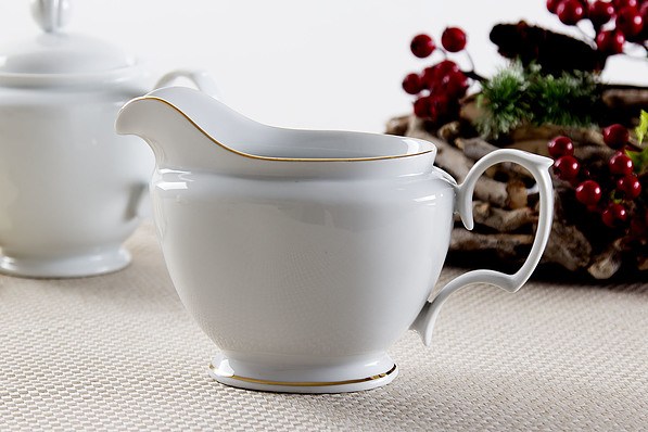 Sosjerka porcelanowa MARIAPAULA ZŁOTA LINIA 400 ml