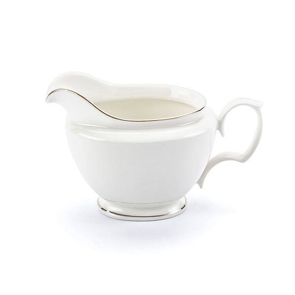 Sosjerka porcelanowa MARIAPAULA ECRU ZŁOTA LINIA 400 ml