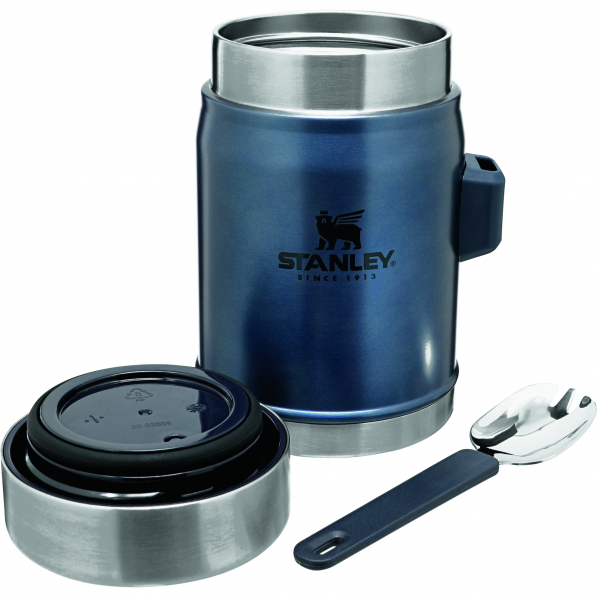 STANLEY Classic 0,4 l granatowy - termos obiadowy ze stali nierdzewnej z łyżką