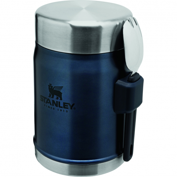 STANLEY Classic 0,4 l granatowy - termos obiadowy ze stali nierdzewnej z łyżką