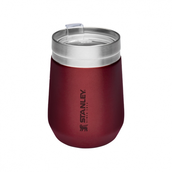 STANLEY Everyday Tumbler 300 ml ciemnoczerwony - kubek termiczny stalowy