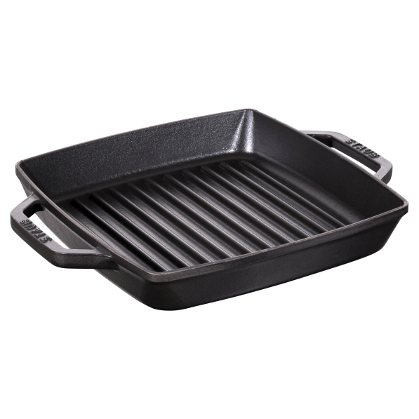 STAUB 23 x 23 cm - patelnia grillowa żeliwna