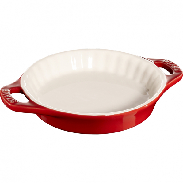 STAUB Cooking 13 cm czerwona - forma do pieczenia tarty ceramiczna