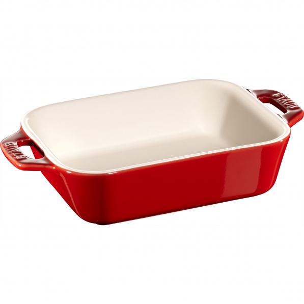 STAUB Cooking 0,4 l czerwone - naczynie żaroodporne do zapiekania ceramiczne