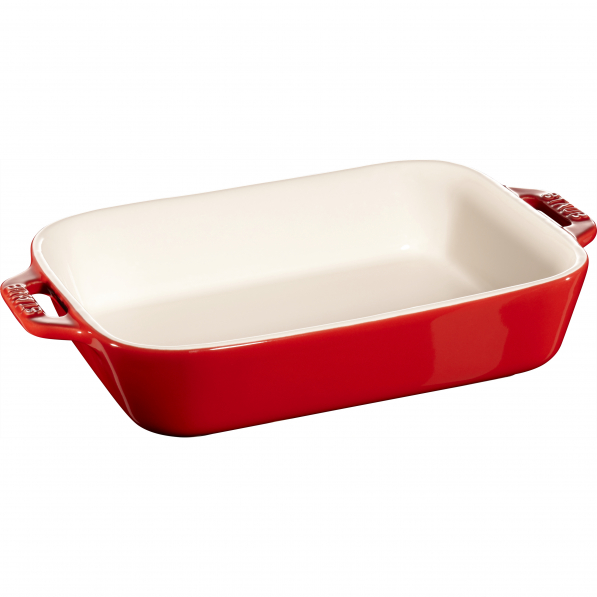 STAUB Cooking 2 szt. czerwone - naczynia żaroodporne do zapiekania ceramiczne