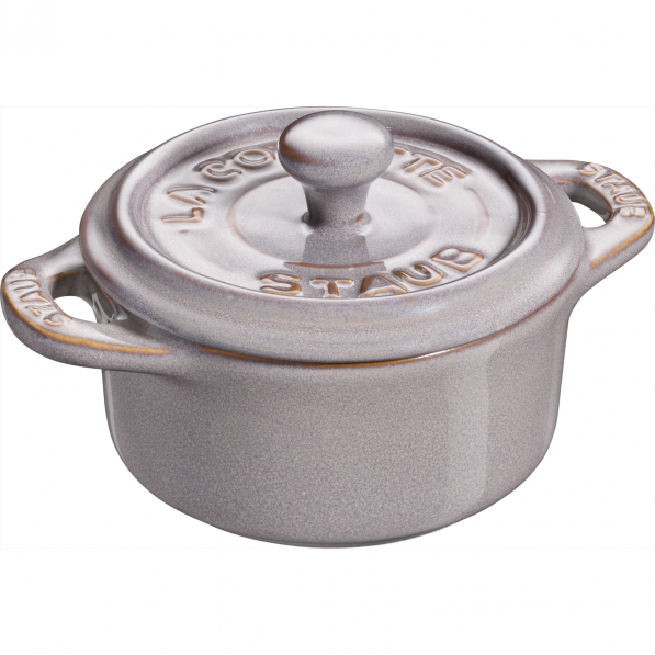 STAUB Gift Giving 200 ml 4 szt. grafitowe - kokilki / naczynia do zapiekania ceramiczne