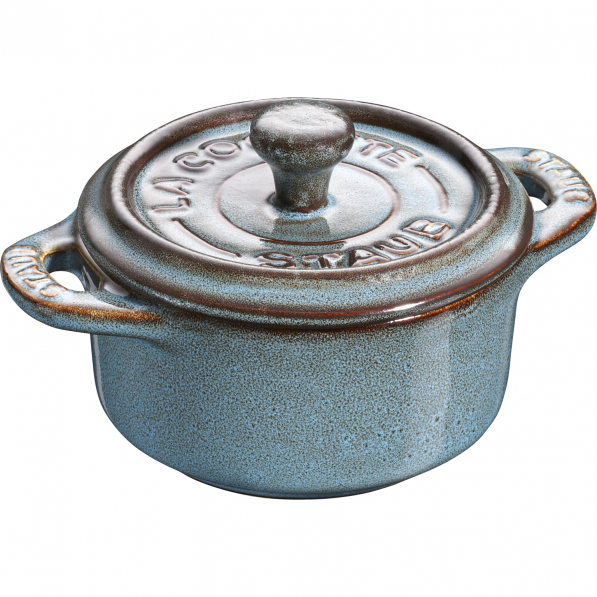 STAUB Gift Giving 200 ml 4 szt. turkusowe - kokilki / naczynia do zapiekania ceramiczne