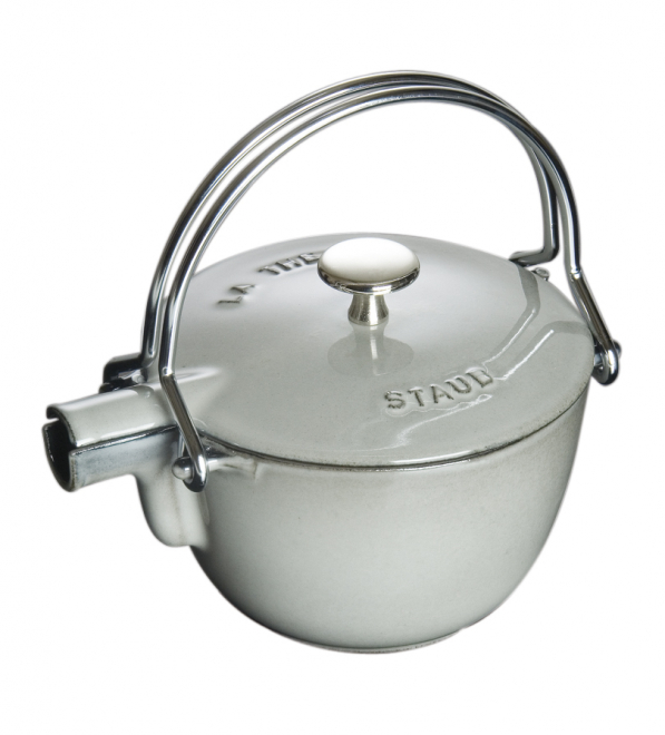 STAUB Kettle 1,15 l szary - czajnik żeliwny