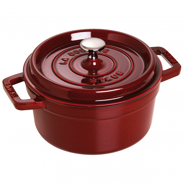 STAUB La Cocotte 1,7 l żurawinowy - garnek żeliwny z pokrywką