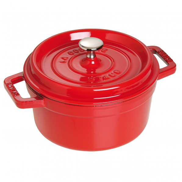 STAUB La Cocotte 2,6 l czerwony - garnek żeliwny z pokrywką