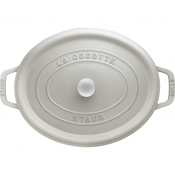 STAUB La Cocotte Oval 4,2 l - garnek żeliwny/brytfanna z pokrywką