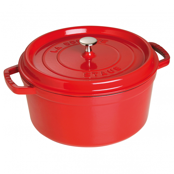 STAUB La Cocotte 8,35 l czerwony - garnek żeliwny z pokrywką