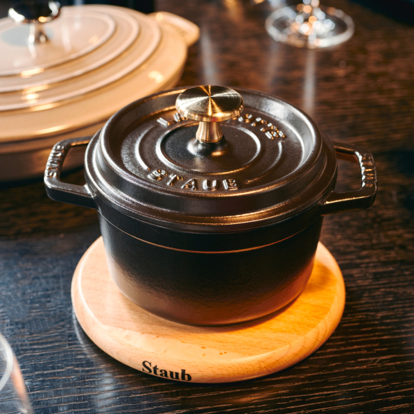 STAUB La Cocotte Mini 250 ml czarna - kokilka / naczynie do zapiekania żeliwne z pokrywką