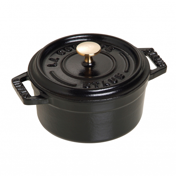 STAUB La Cocotte Mini 250 ml czarna - kokilka / naczynie do zapiekania żeliwne z pokrywką