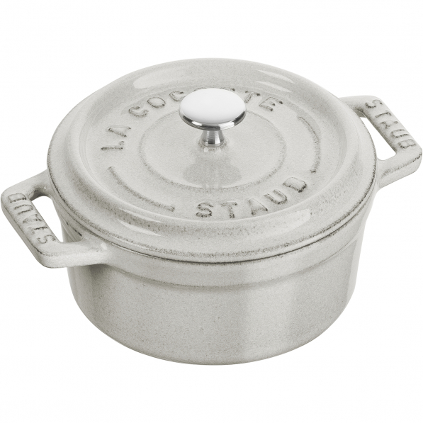 STAUB La Cocotte Mini 250 ml jasnoszara - kokilka / naczynie do zapiekania żeliwne z pokrywką