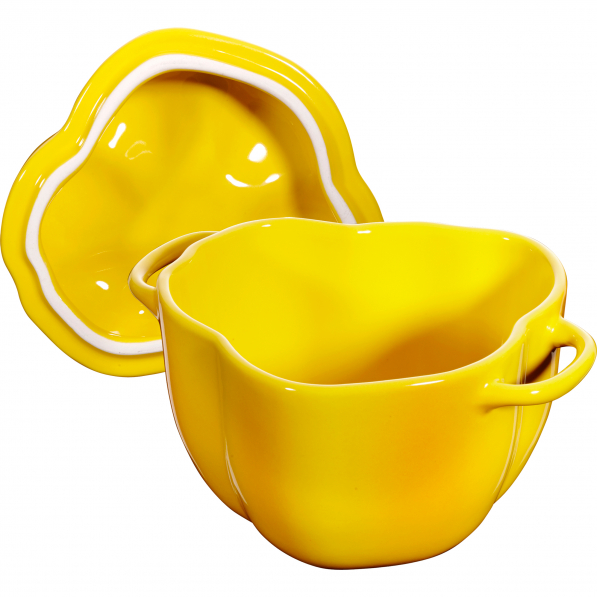 STAUB Special Cocotte 0,45 l żółta - kokilka / naczynie do zapiekania ceramiczne z pokrywką