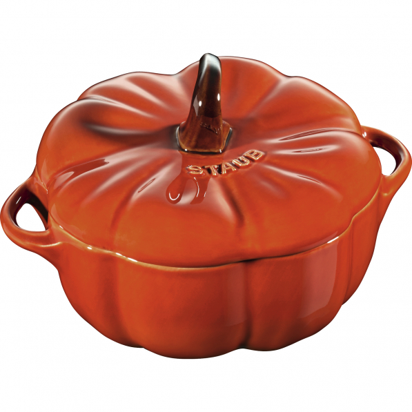 STAUB Special Cocotte 0,5 l pomarańczowe - kokilka / naczynie do zapiekania ceramiczne z pokrywką