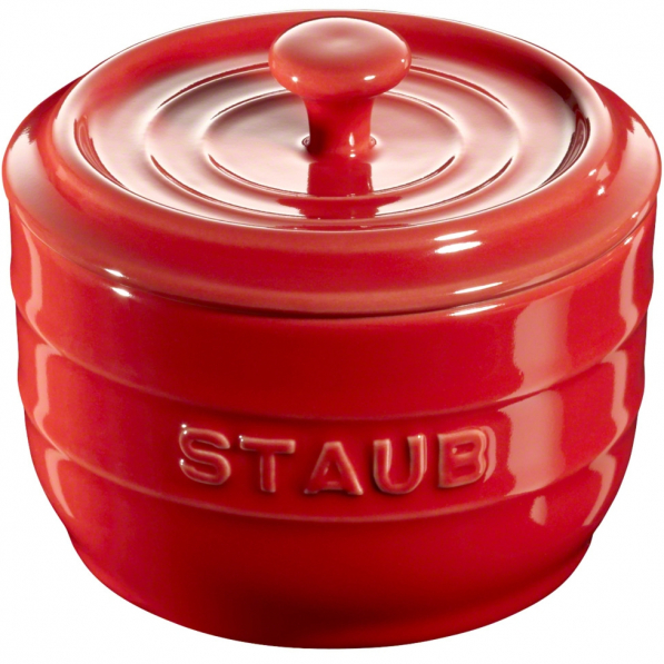 STAUB Storage 0,25 l czerwony - pojemnik na sól ceramiczny 