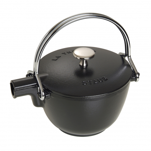 STAUB Tea 1,15 l czarny - czajnik żeliwny emaliowany 