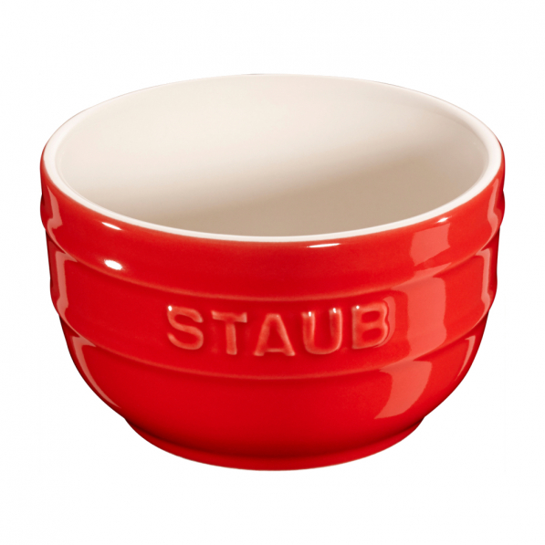 STAUB XS-Minis 200 ml 4 szt. czerwone - kokilki / naczynia do zapiekania ceramiczne